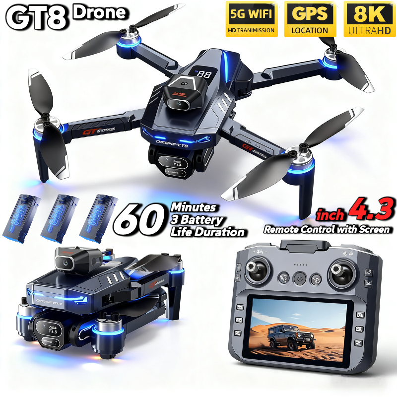 Drone Multispectral - For Genuine GT8 Drone 4K Professional