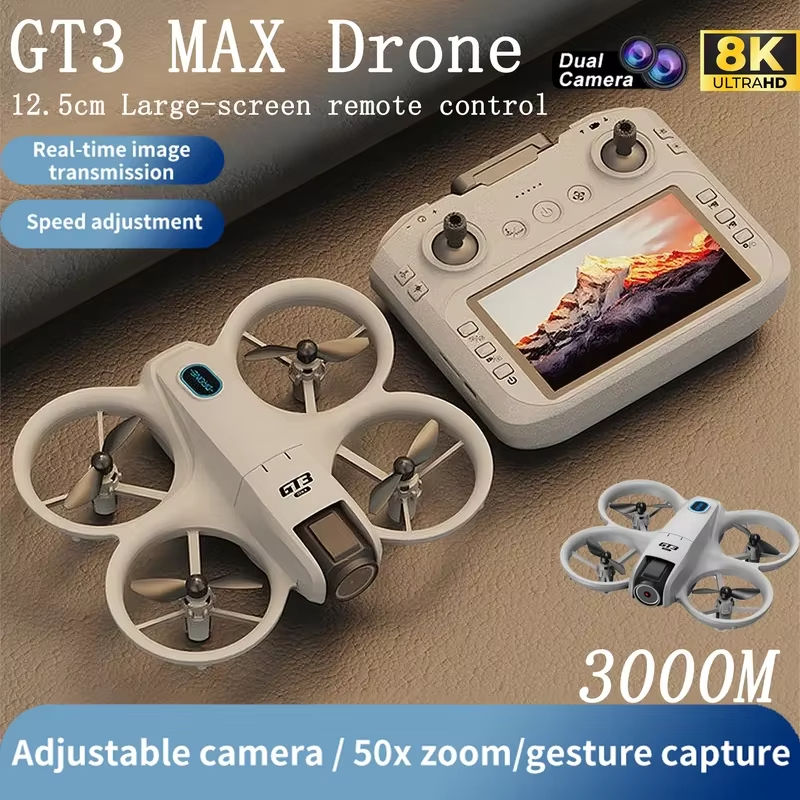 2026 New GT3 MAX Mini Drone 8K - Drone Multispectral ulasan dan harga