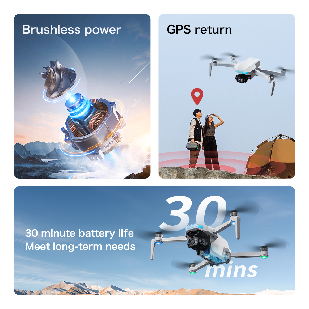 S-X1 MAX GPS Drone with 3-Axis - Drone Surveying ulasan dan harga