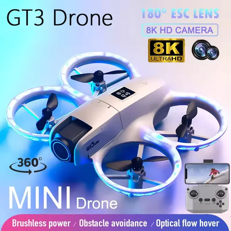 NEW GT3 Mini Drone 8K HD Dual  - Drone Video Production ulasan dan harga