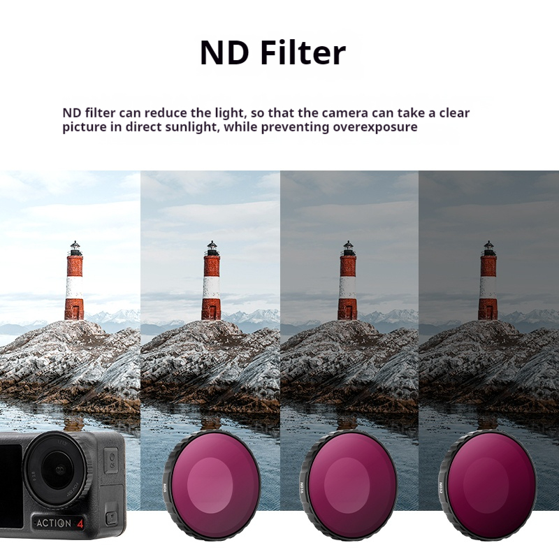 ND Filter for DJI Osmo Action4 - Drone Ndvi ulasan dan harga