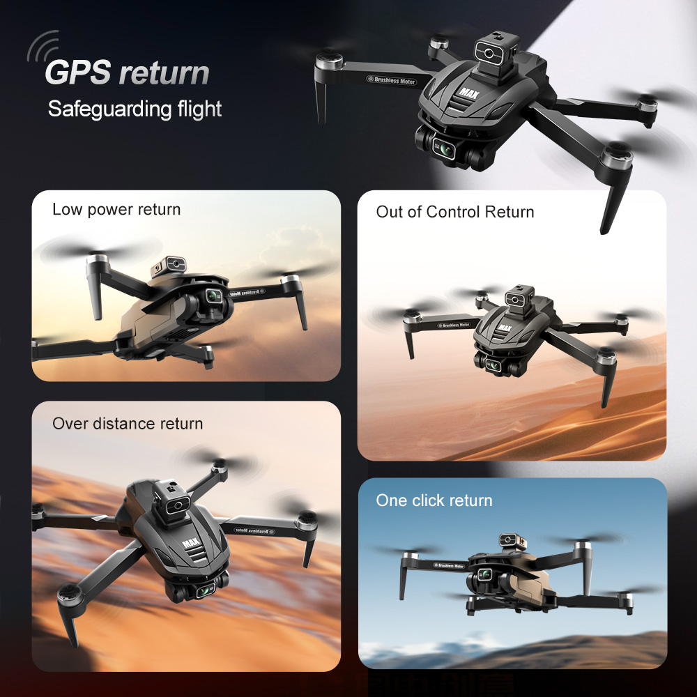 V168 PRO Max GPS Drone 8K Prof - Drone Aerial Photography ulasan dan harga
