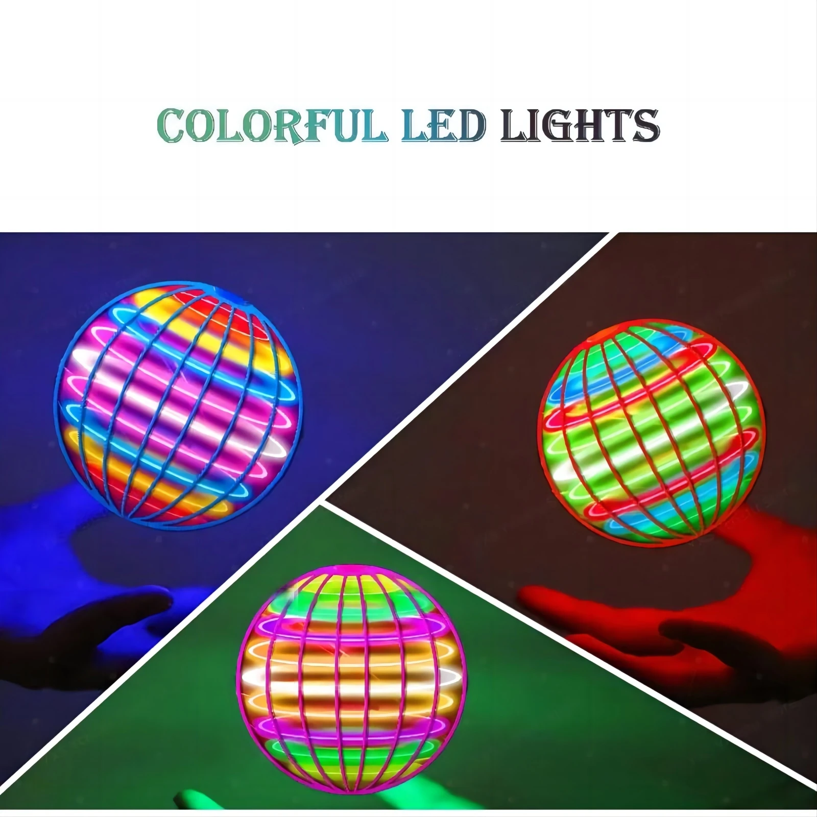 LED Light Up Flying Orb Boomer - Drone Aerial Photography ulasan dan harga