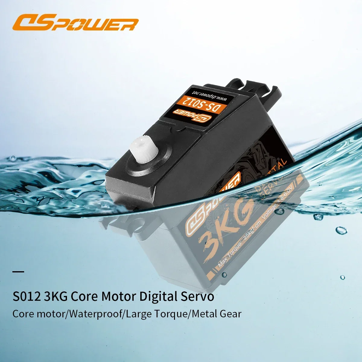 DSpower 3KG Plastic Gear Water - Drone Lidar ulasan dan harga