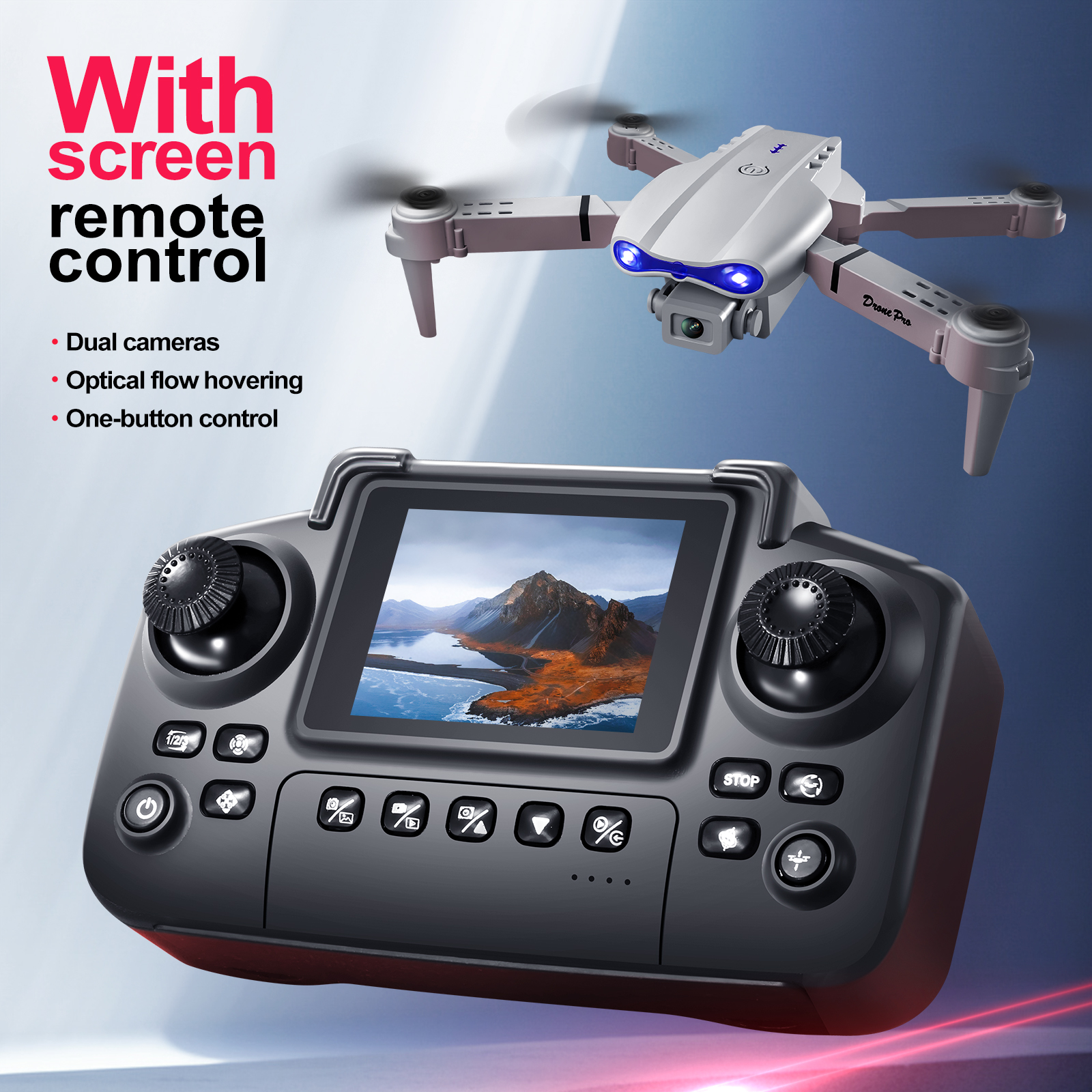 2025 New E88 E99 Upgraded Dron - Drone Aerial Photography ulasan dan harga