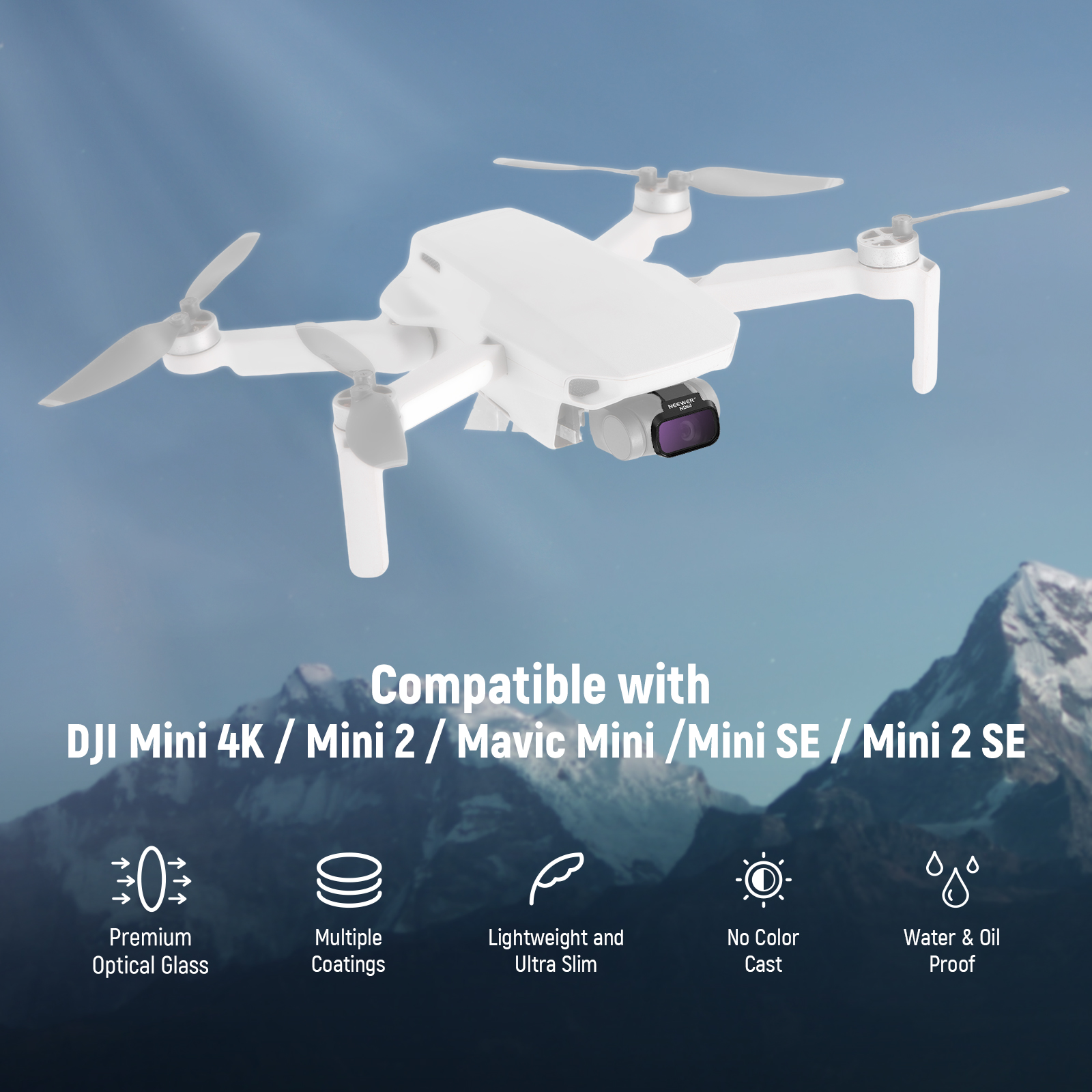 NEEWER 6 Pack ND CPL Filters F - Drone Ndvi ulasan dan harga