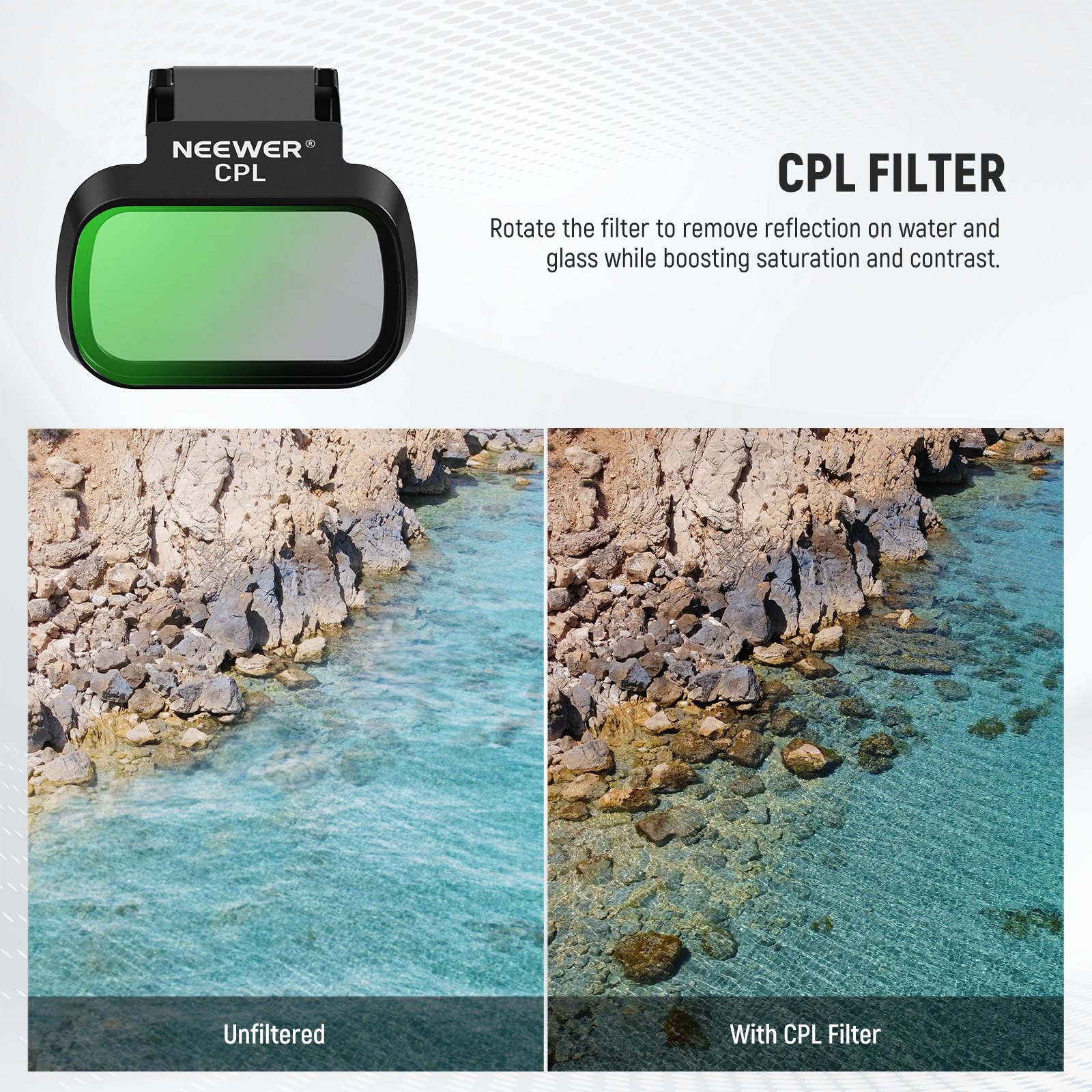 NEEWER 6 Pack ND CPL Filters F - Drone Ndvi ulasan dan harga